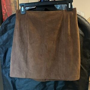 NWOT Abercrombie Vegan Suede Skirt